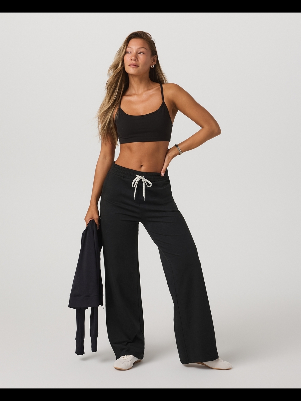 Vuori Halo Wide-Leg Pant - Black XXL